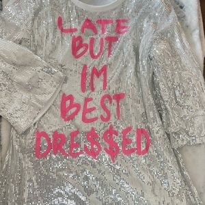 Late But I’m Best Dressed Sequin Dress